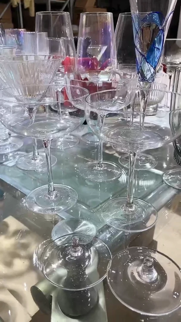 【闪购商品】水晶玻璃2只透明甜品杯