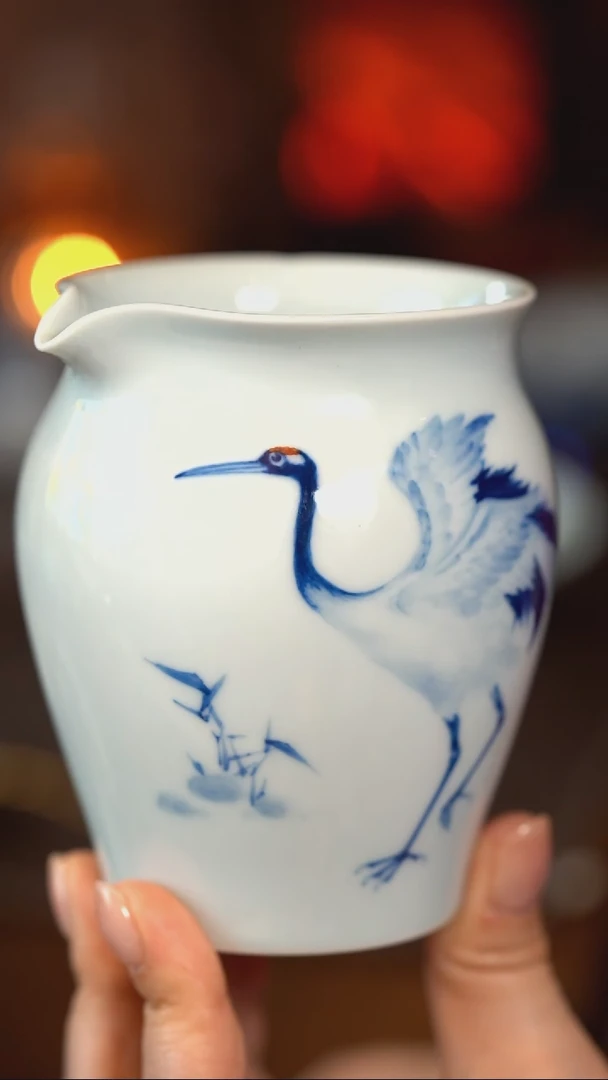 【闪购商品】正春堂·古法柴窑  仙鹤公道杯