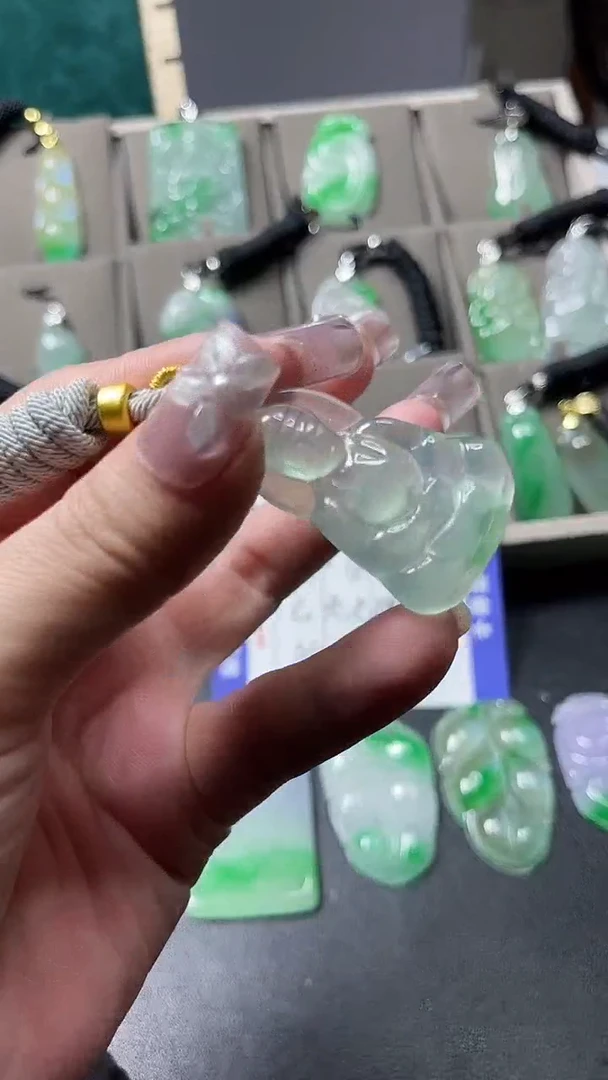 颈饰未镶嵌翡翠  所见即所得 一图一物