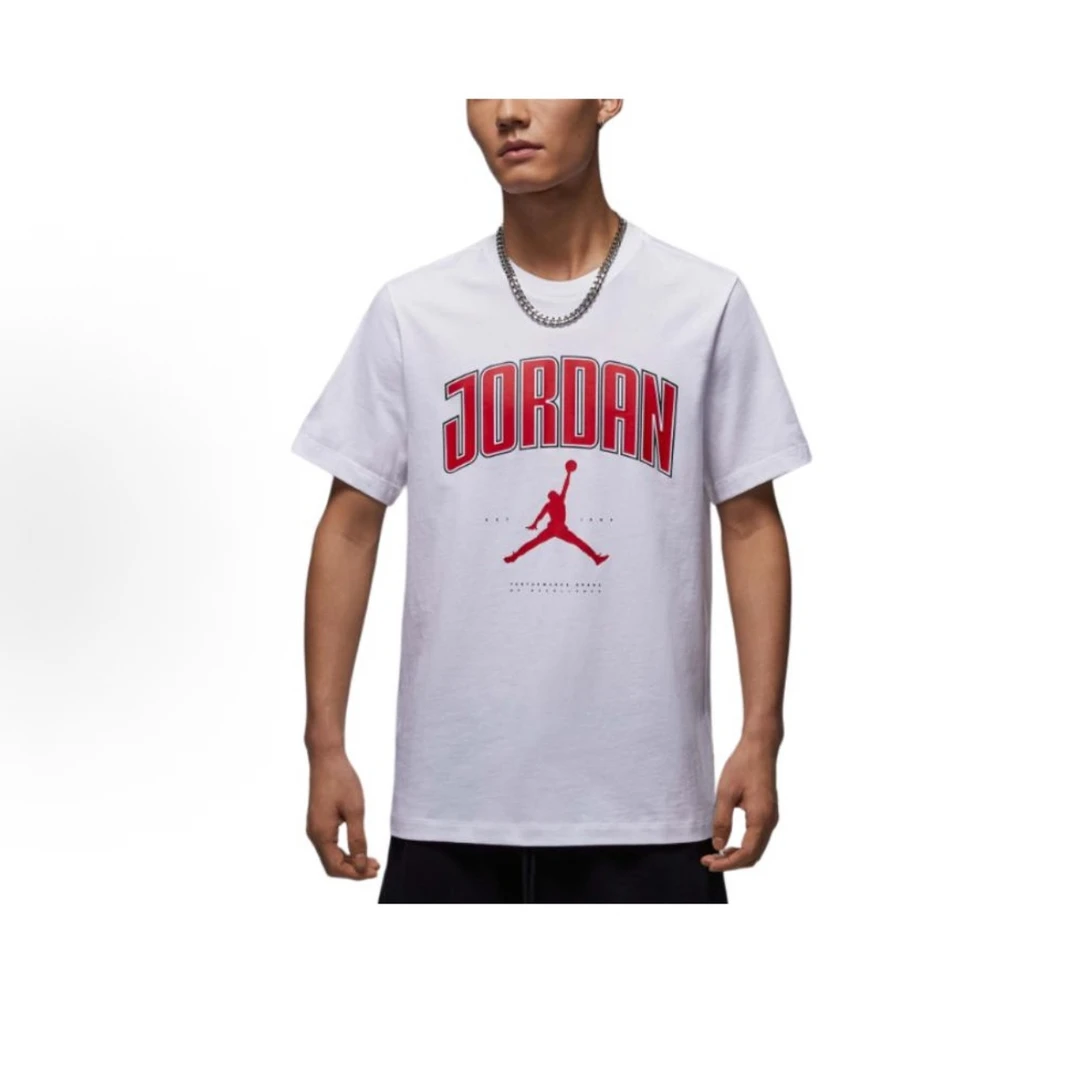 耐克/NIKE男子Jordan圆领套头舒适短袖T恤 HQ0010100