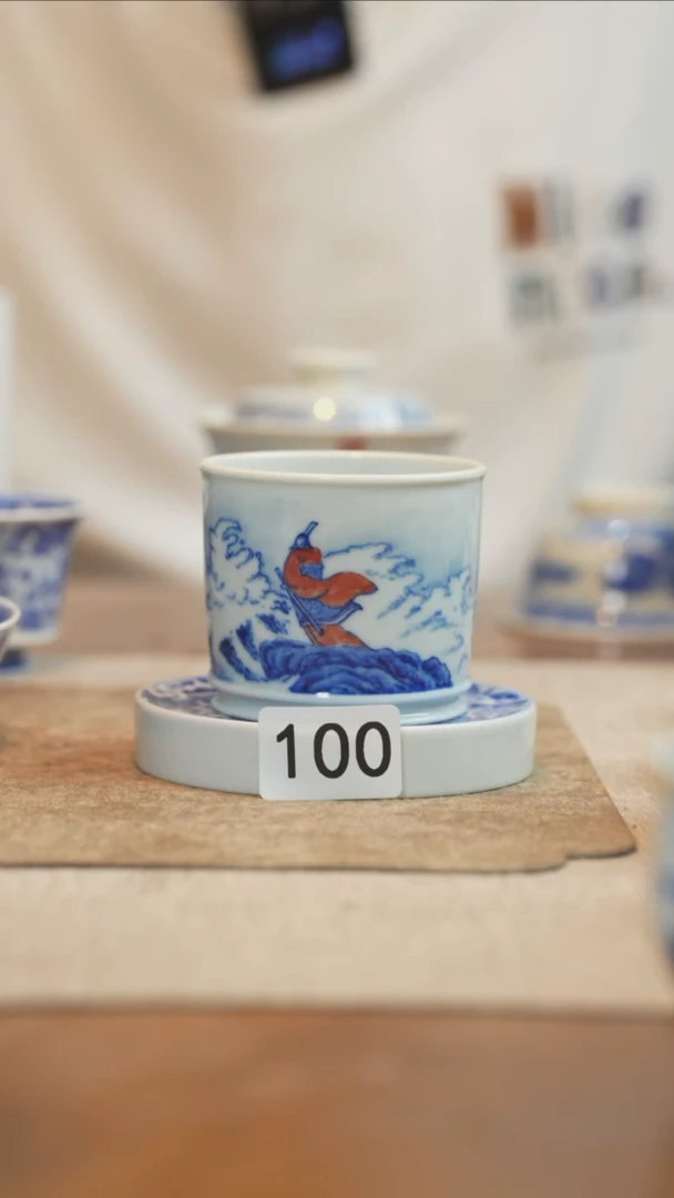 杯子全手工全手绘100瑕