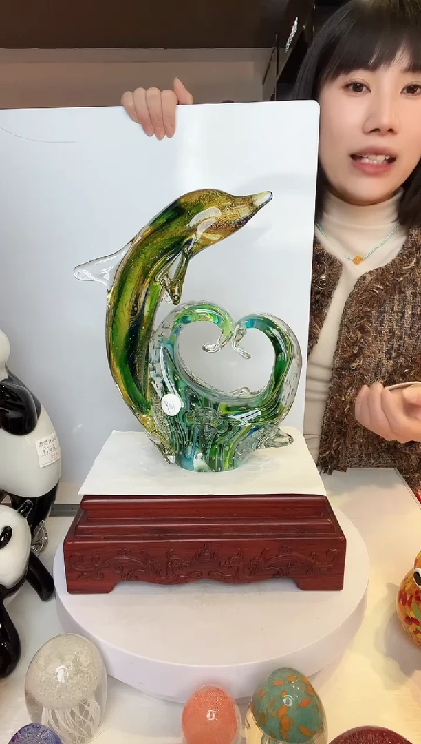 【闪购商品】茶盏琉璃摆件家居摆件