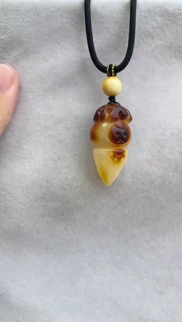 裸石琥珀未镶嵌10828194-吊坠