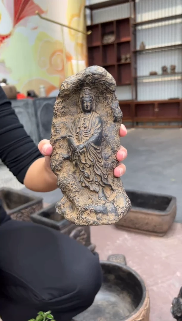 陶土【火山泥】普慈观音