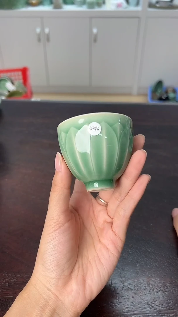 龙泉云间青瓷小米茶器