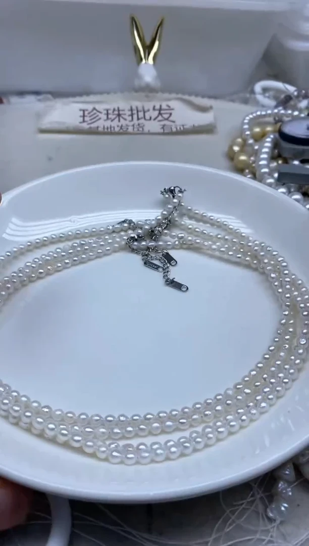 淡水珍珠未镶嵌颈饰发4