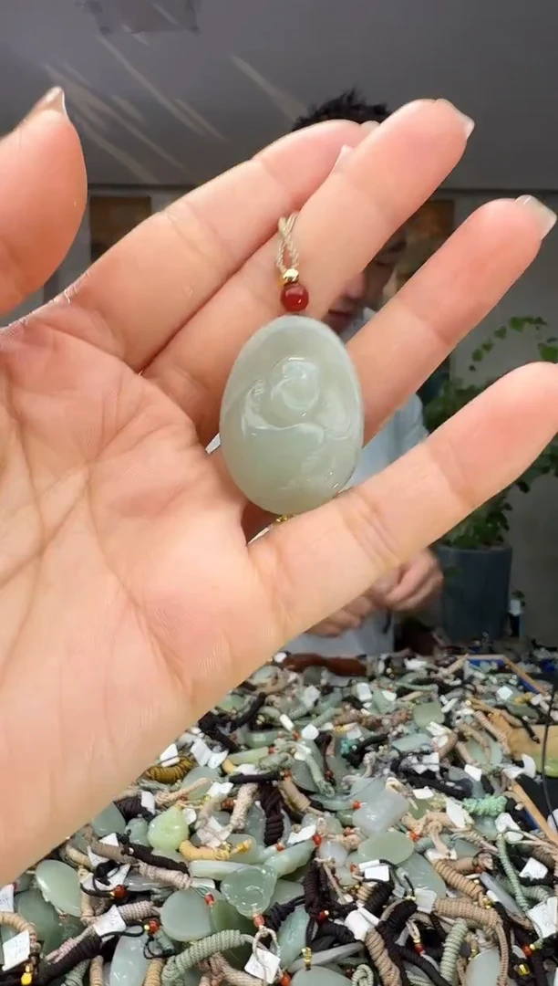 颈饰未镶嵌和田玉拍一发一多样性发货
