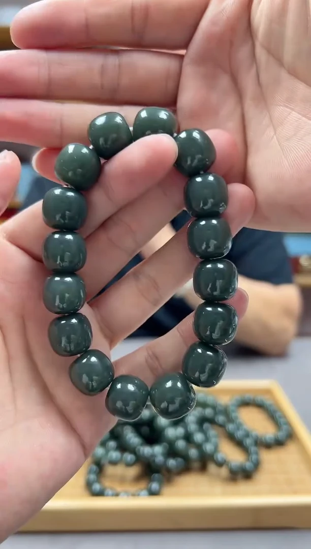 手链未镶嵌和田玉14且末蓝