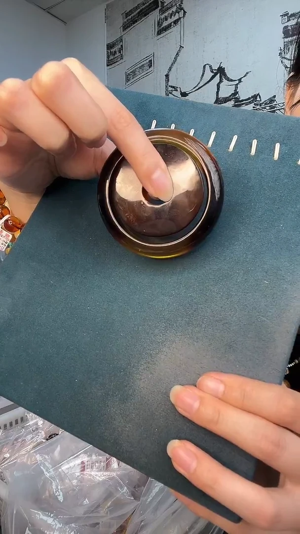 裸石琥珀未镶嵌A2839圈口58