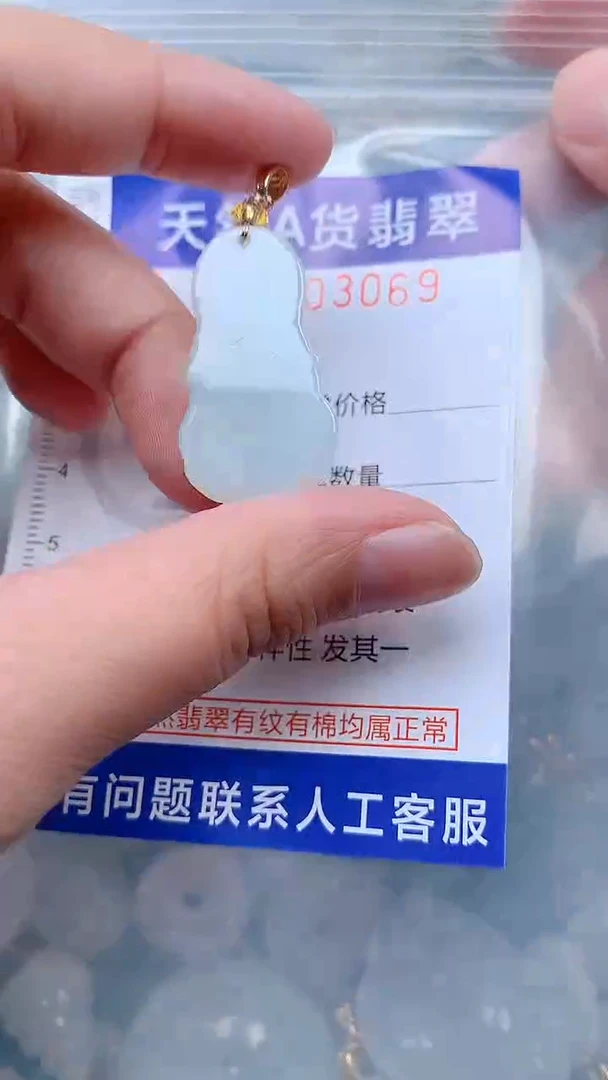 翡翠未镶嵌吊坠(不含链)1