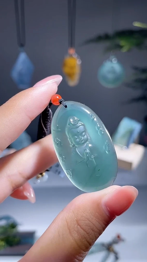 颈饰未镶嵌翡翠宝宝佛