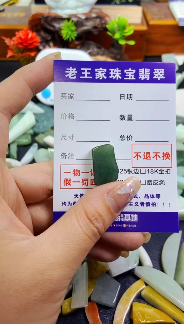 【闪购商品】翡翠颈饰未镶嵌料子