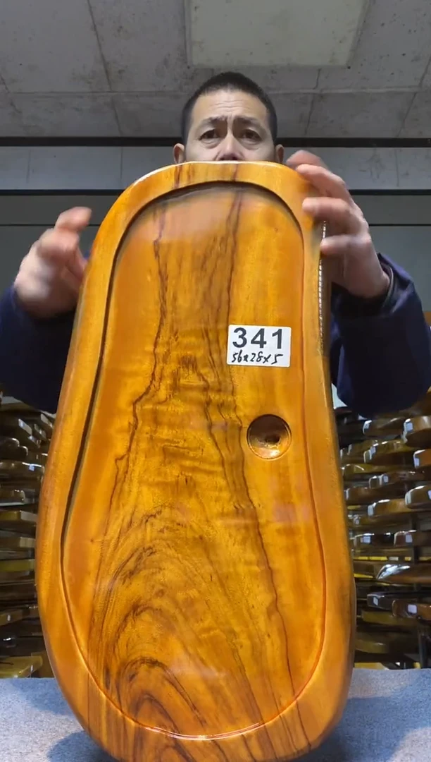 实木原木茶盘 一物一拍(不含配件）