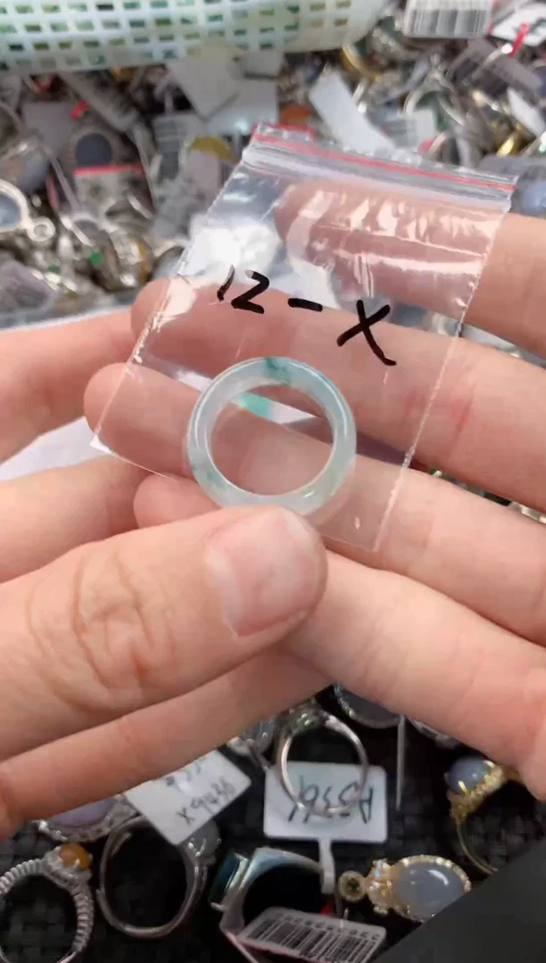 银S925镶嵌戒指翡翠初*666------1