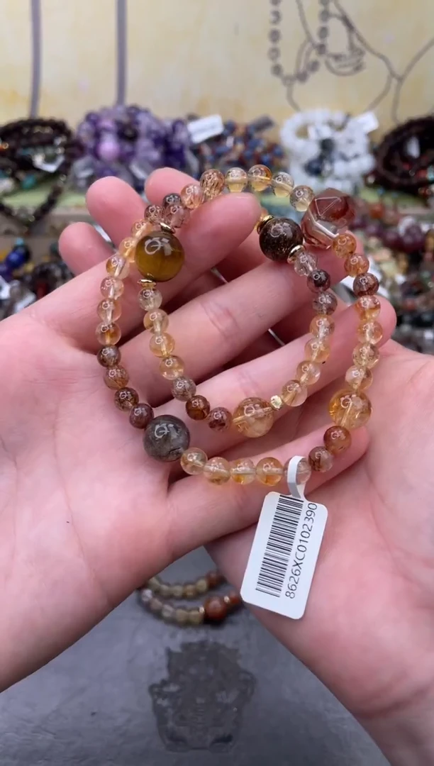 未镶嵌手链黄晶398