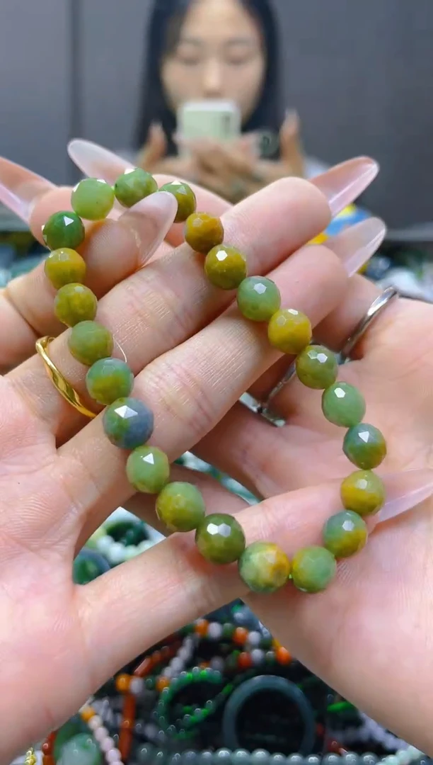 翡翠未镶嵌颈饰7MM/U/翡翠A货一图一物