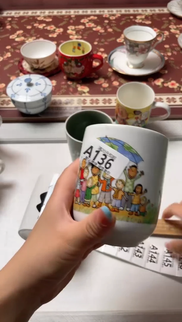 瓷片满*瓷器瓷器A136