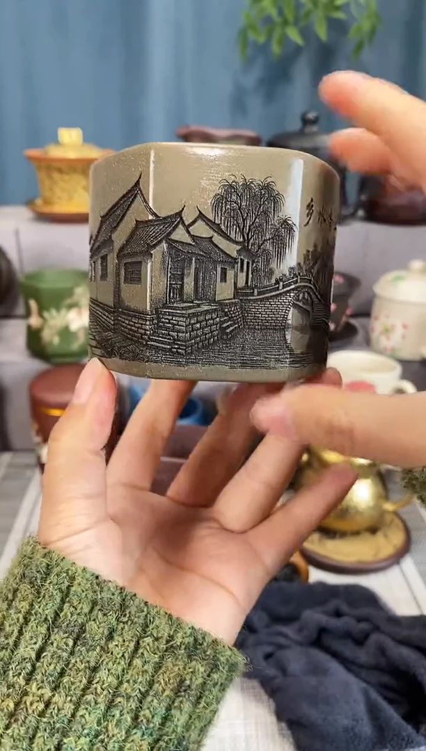 茶杯紫砂宜兴原矿紫砂闪购