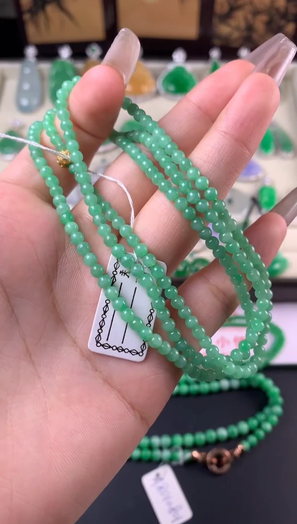 未镶嵌手串翡翠手串