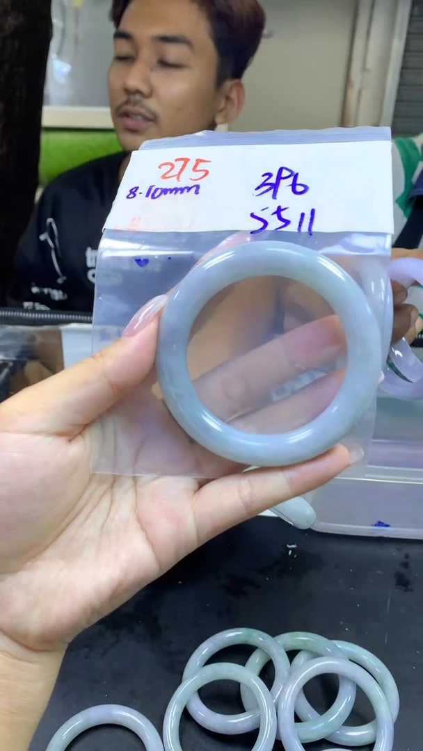 定制翡翠未镶嵌275手镯55+396元+拍一发一