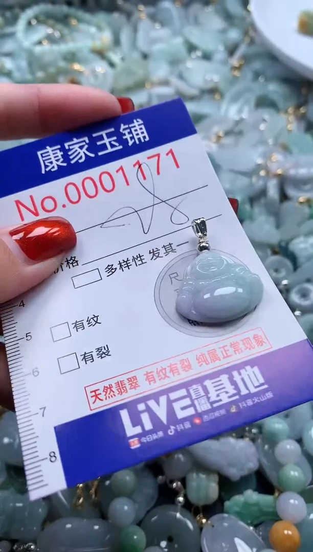 翡翠未镶嵌吊坠(不含链)1171