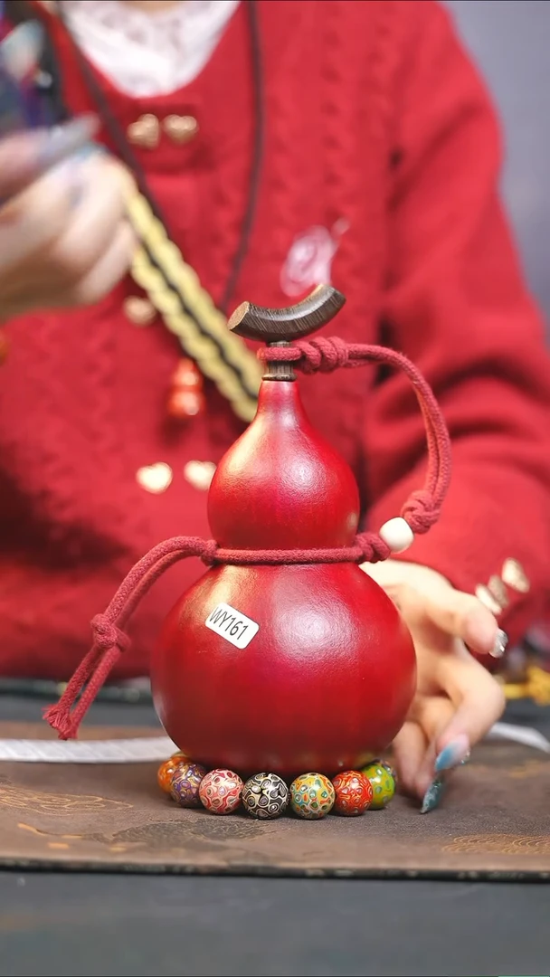【闪购商品】WY161大漆酒葫芦不包手串及旋转底座