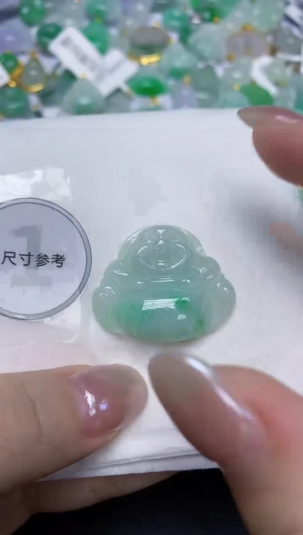 翡翠未镶嵌颈饰天然缅甸翡翠A货百元以上9元证书费自理