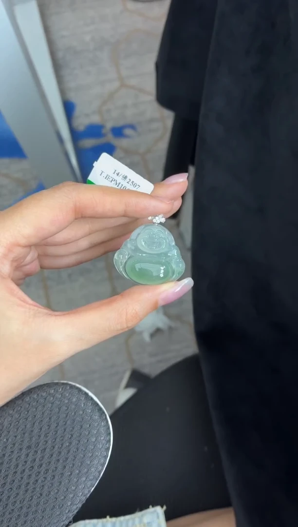 定制翡翠18K金镶嵌DDJ41818