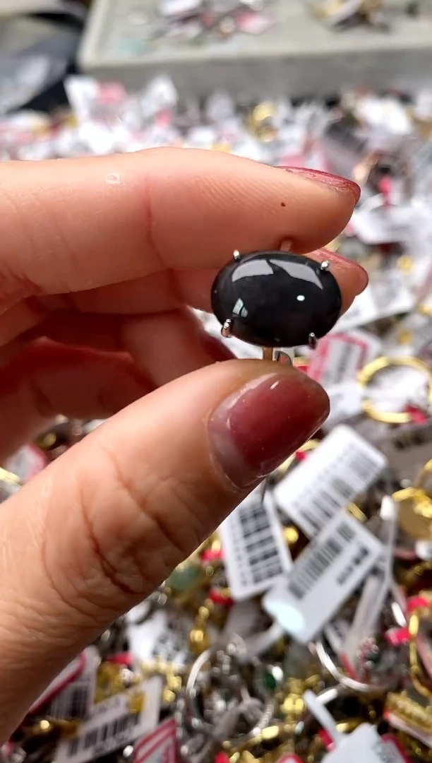 【闪购商品】翡翠戒指银S925镶嵌6666666    8