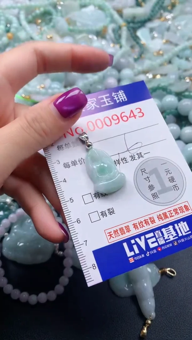 颈饰未镶嵌翡翠9643