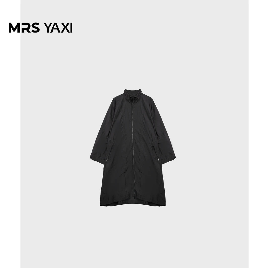 Mrsyaxi小众轻奢薄款原纱防晒风衣YX5060305
