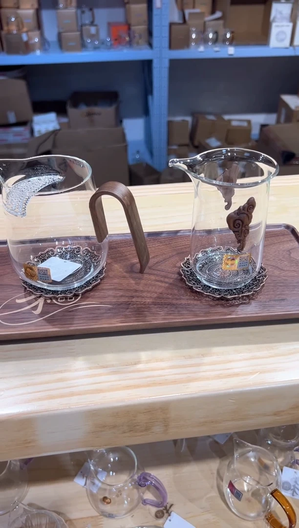 禾器-方栖茶盘+云哲茶海+木意茶海