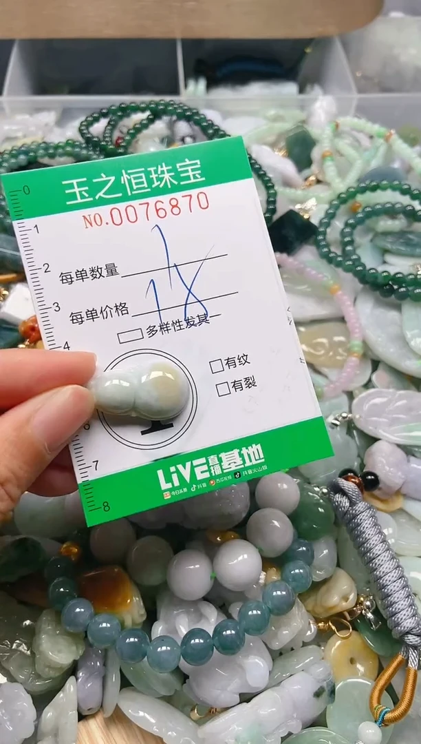 翡翠未镶嵌颈饰闪购0076870