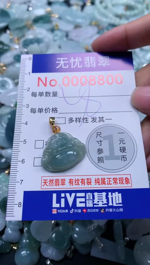 颈饰未镶嵌翡翠8800