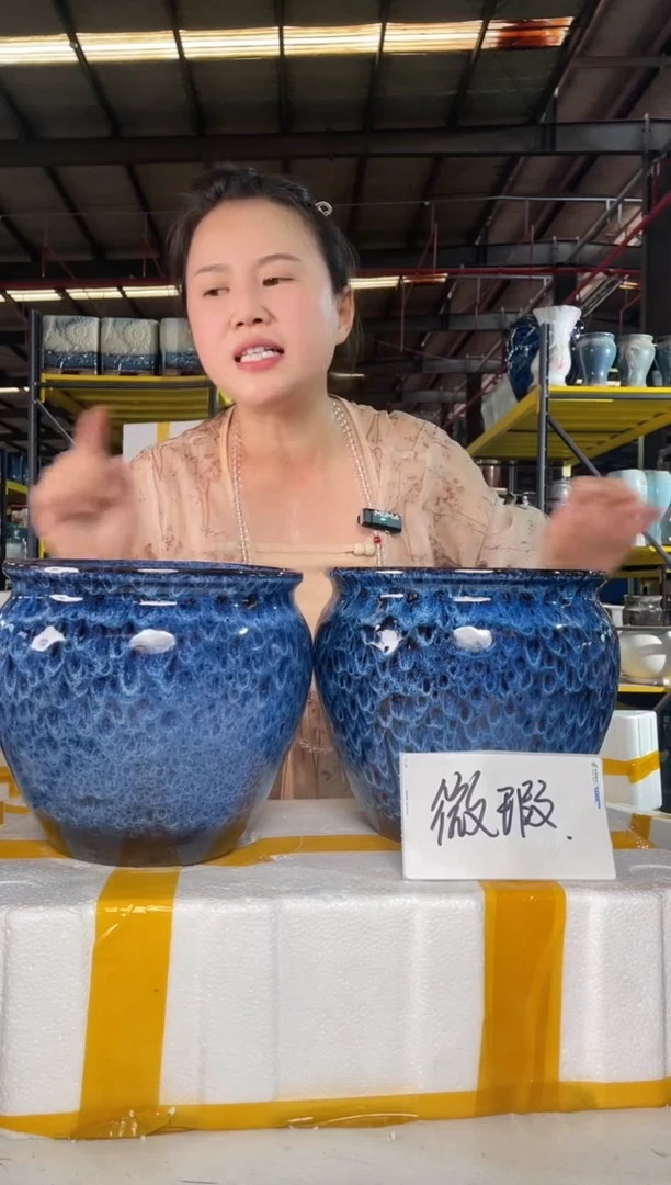 宜兴紫砂粗陶花盆20/20