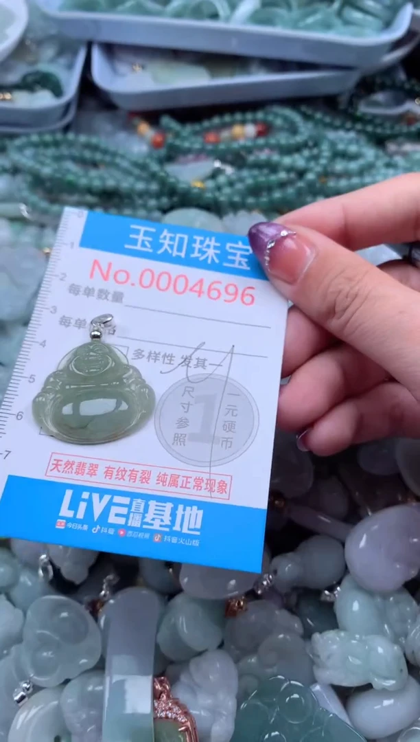 翡翠未镶嵌吊坠(不含链)4696