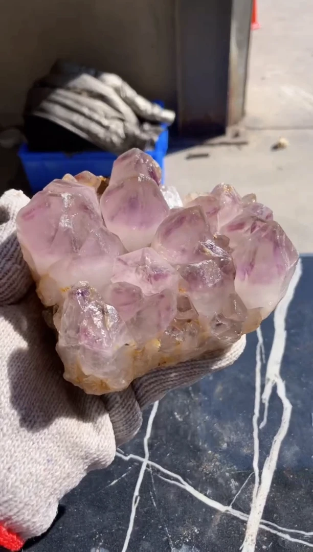 【闪购商品】水晶原石未镶嵌天然紫水晶原石摆件拍2单99发1