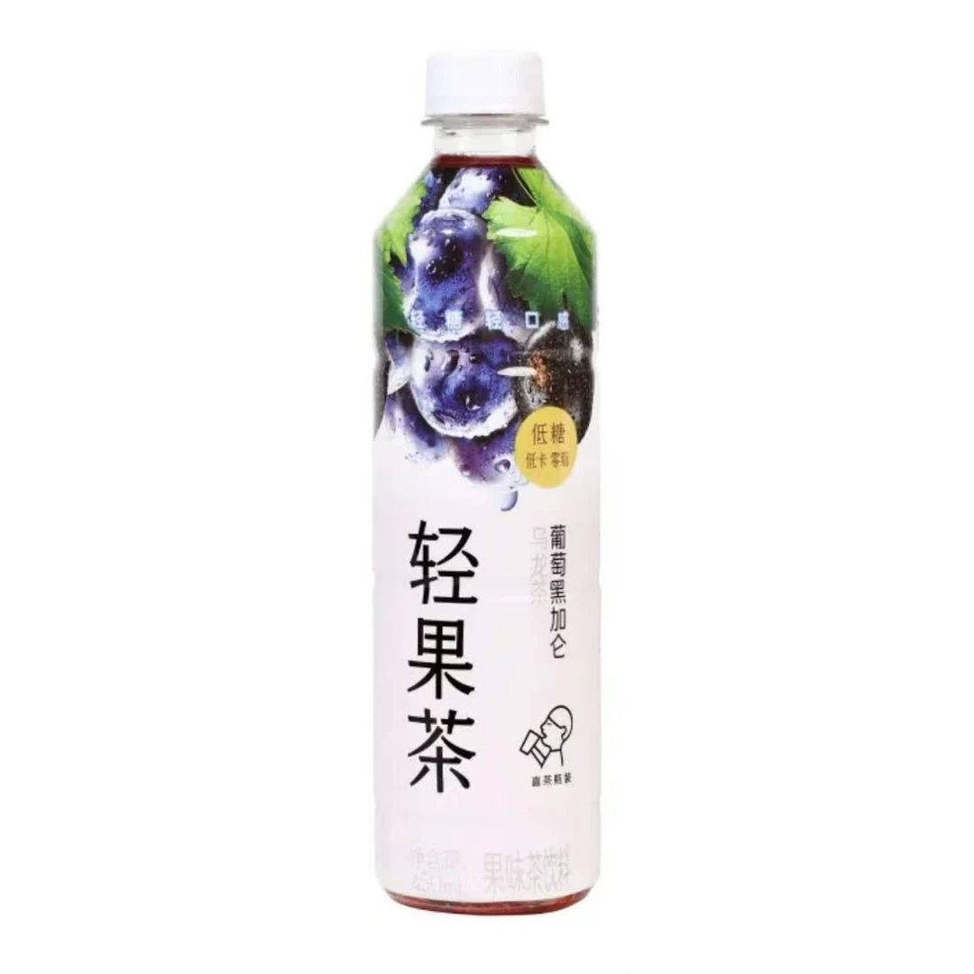喜茶轻果茶葡萄黑加仑乌龙茶果味茶饮450ml/0972