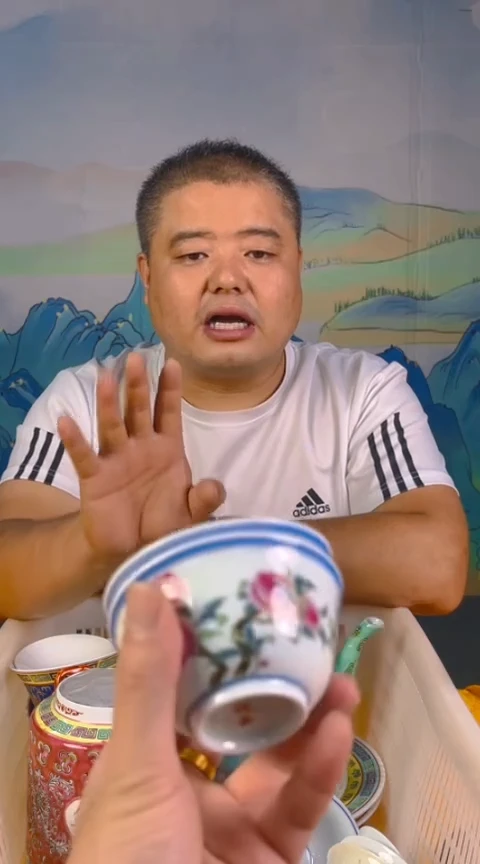 摆件景德镇陶瓷青花摆件22