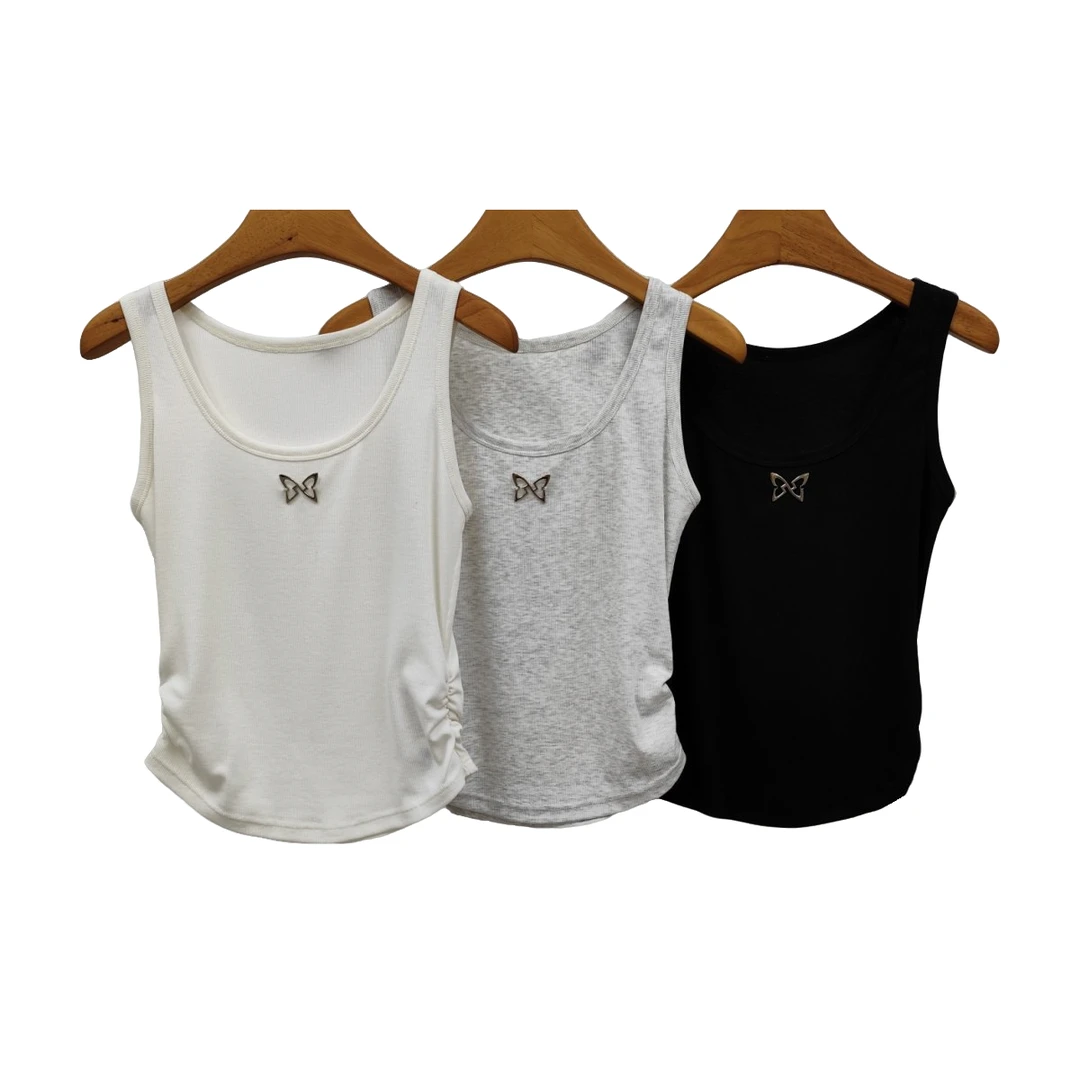 YITONG/倚桐2025夏季时尚显瘦修身透气打底休闲背心（S5388002）