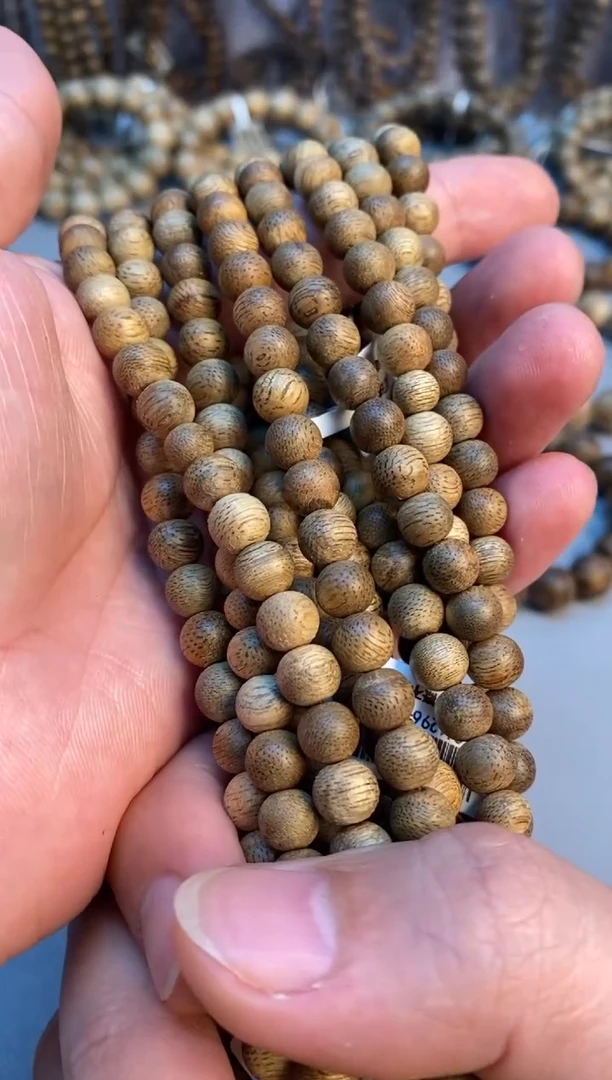 沉香手串文莱圆珠长串0.7多样性发其一