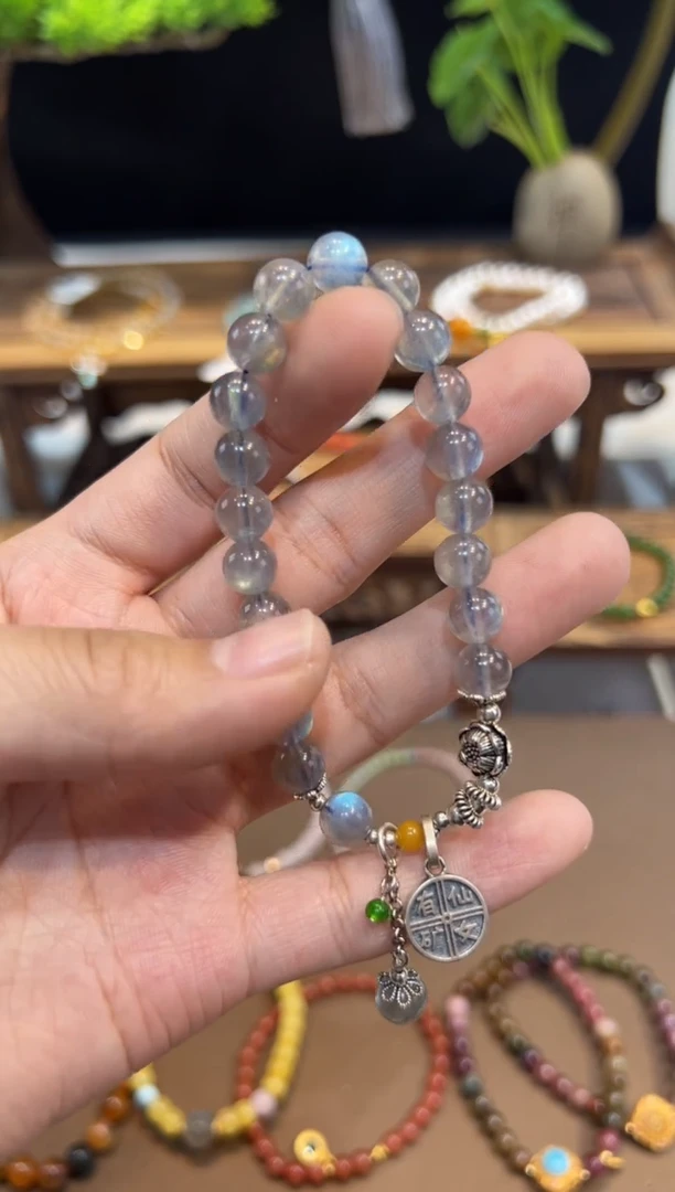 【闪购商品】长石手串未镶嵌手饰@@