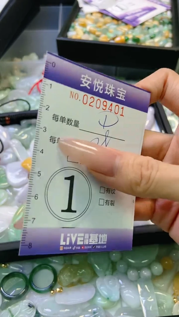 翡翠未镶嵌颈饰闪购0209401