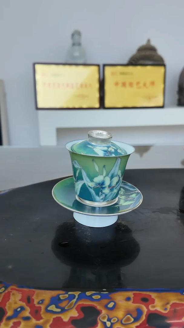 何赋森甄选——兰花马蹄三才盖碗