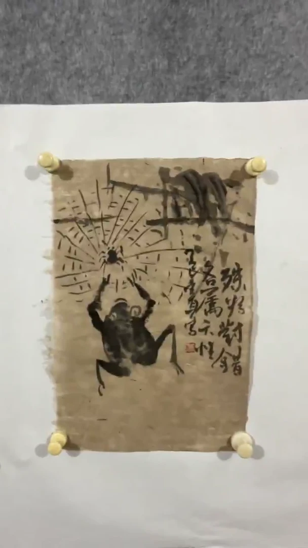 国画写意画花鸟画手绘