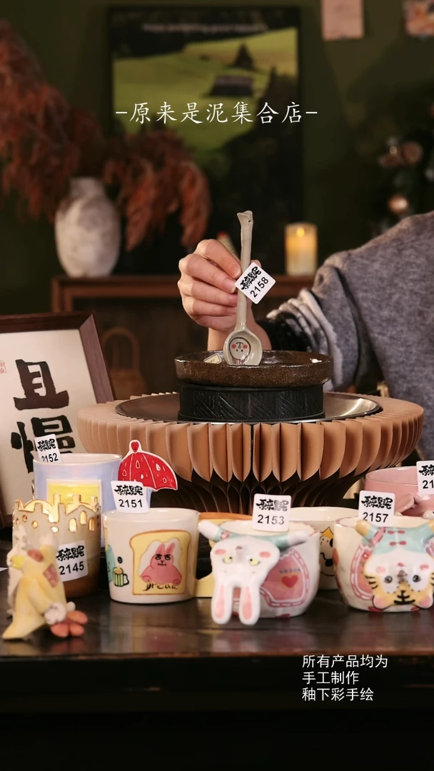 【闪购商品】原来是泥手工创意瓷2158