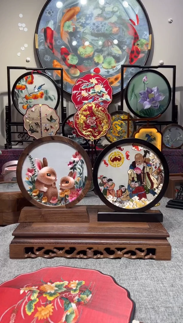 刺绣纯手工苏绣双面绣