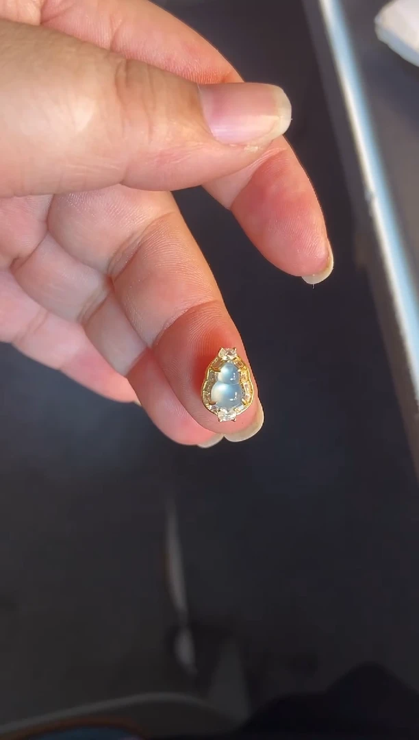 吊坠(不含链)银S925镶嵌翡翠1