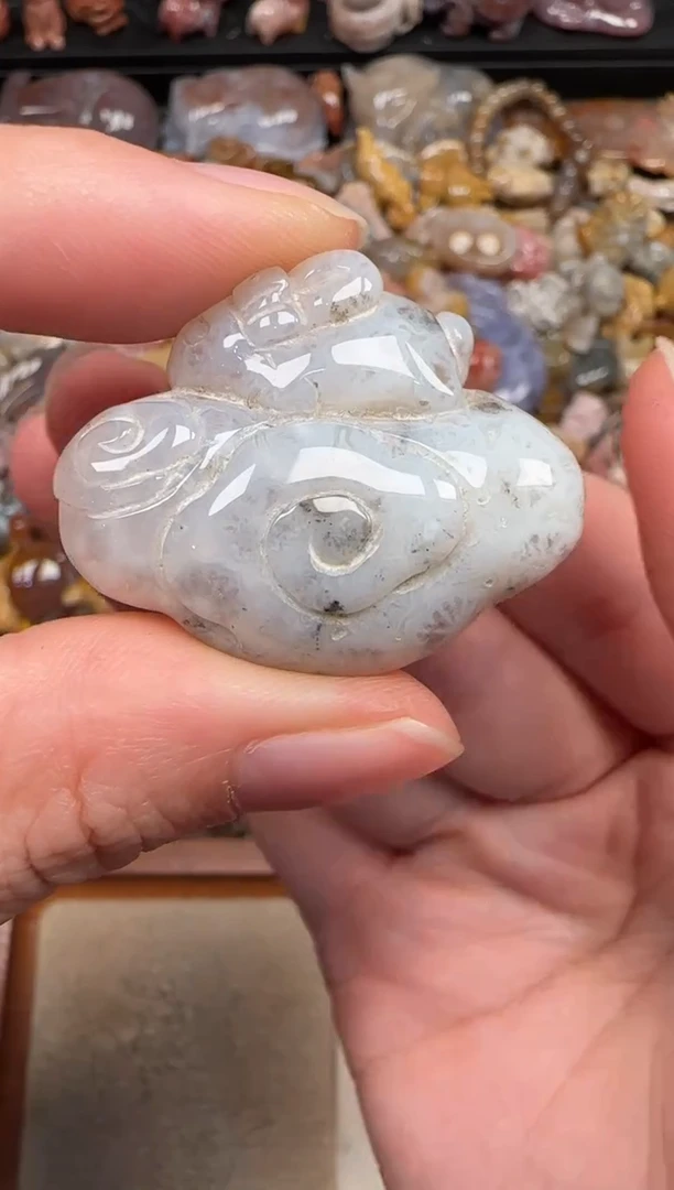 硅化珊瑚（珊瑚玉）未镶嵌颈饰271