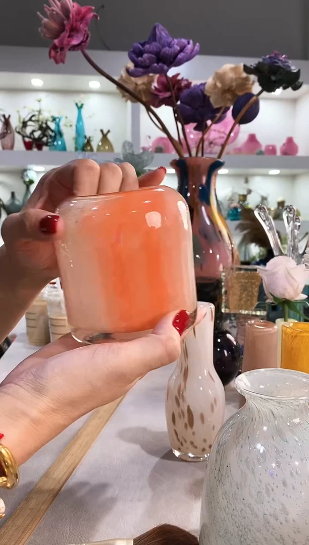 慕忆家手作琉璃花瓶